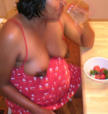 Pregnant black and slut