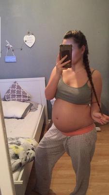 Pregnant teen