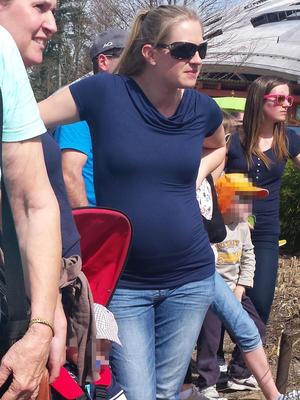 Grávida Candid Ass - Cul de femme enceinte et dans le bus