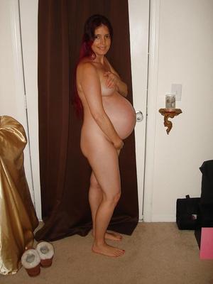 horny pregnant teen exposed