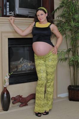 Angela pregnant 1