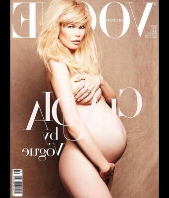 Claudia Schiffer pregnant