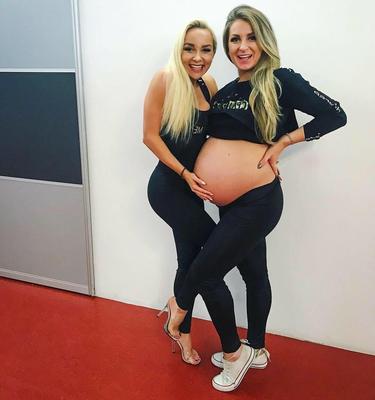 Grávida polonesa MILF Malgorzata e Katarzyna