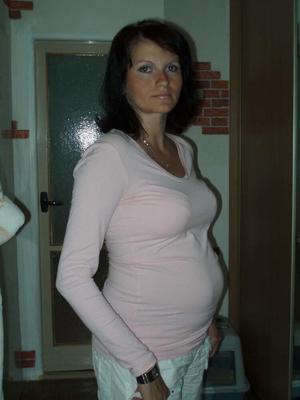 Hot preggo mom at home 1