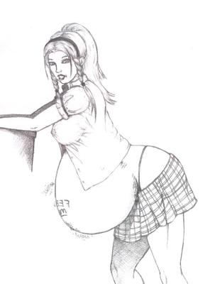 Pregnant Anime Sluts (9)