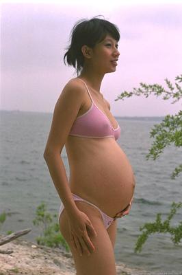 Pregnant Asian Miho has a nice Bush 2