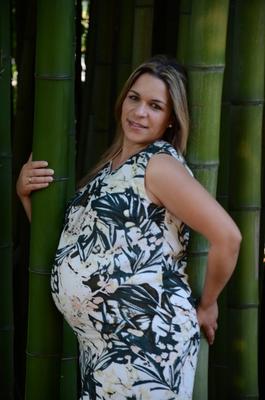 Pregnant latino