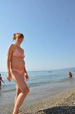 Schwangere em Bikini Unterw�sche