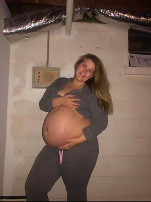 Pregnant bbw teen