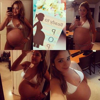 Preggo Cutie pronta para estourar