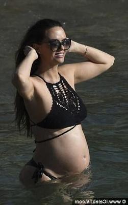 Jennifer Metcalfe. Pregnant In A Thong Bikini