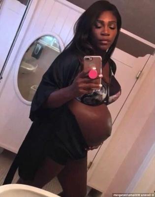 Traechtiges Geilfleisch: Serena Williams