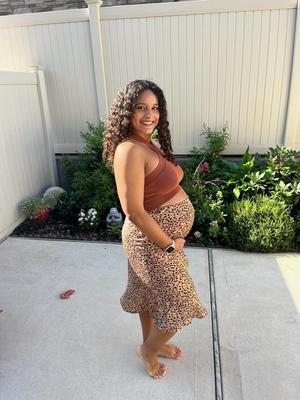 Pregnant ebony Samantha