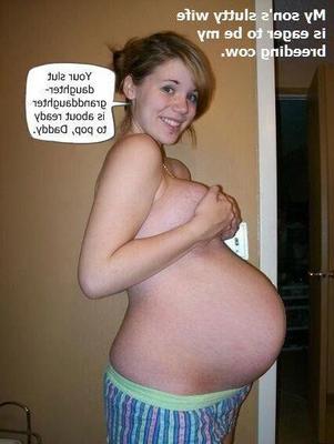 Pregnant slutty daughters