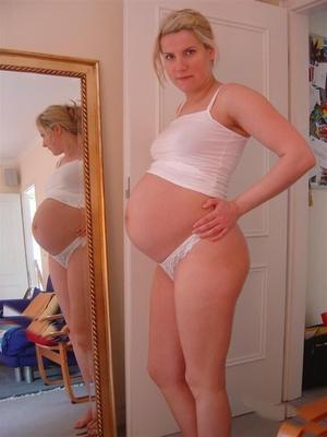 Beautiful Blonde & Pregnant