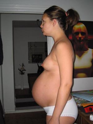 young pregnant girl