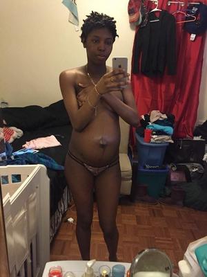 [Pregnant] black girl