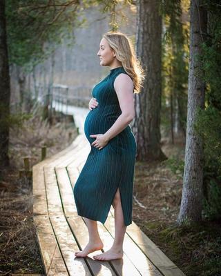 Cute Pregnant Swedish Girl