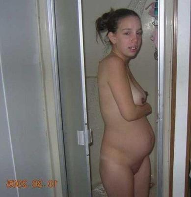 Bald pussy preggers 2