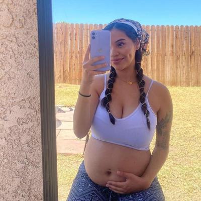 Pregnant latina