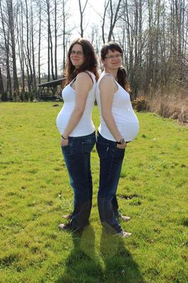 Pregnant sisters