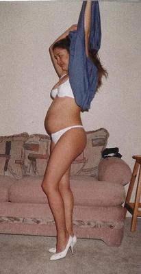 Some older photos of a Pregnant and Horny Woman